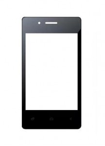 Replacement Front Glass For Zen Ultrafone 111 Black By - Maxbhi.com