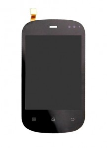 Lcd With Touch Screen For Micromax A44 Black By - Maxbhi.com