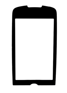 Replacement Front Glass For Samsung A817 Solstice Ii Black By - Maxbhi.com