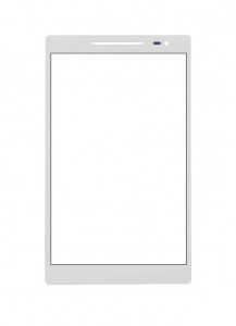 Replacement Front Glass For Asus Zenpad 8.0 Z380c White By - Maxbhi.com