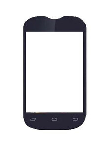 Replacement Front Glass For Iball Pearl D3 Black By - Maxbhi.com