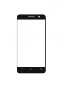 Replacement Front Glass For Rage Supremo 5.0 3g White By - Maxbhi.com