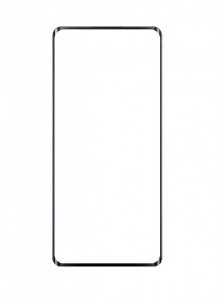 Replacement Front Glass For Oppo Reno 3 Pro 5g Black By - Maxbhi Com