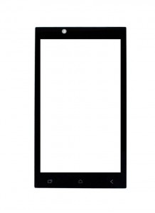 Replacement Front Glass For Micromax Bolt S300 Black By - Maxbhi.com
