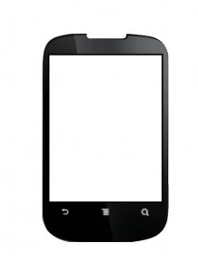 Replacement Front Glass For Idea Id280 Black By - Maxbhi.com