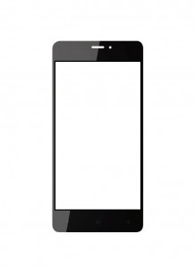 Replacement Front Glass For Good One Shine 4g Black By - Maxbhi.com