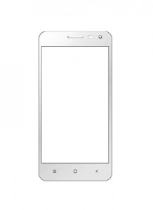 Replacement Front Glass For Adcom Thunder Kit Kat A47 Black By - Maxbhi.com