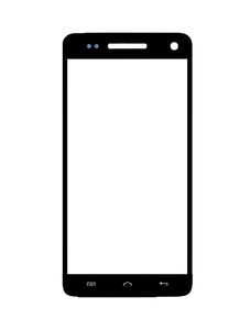 Replacement Front Glass For Blu Studio 5.0 C Hd Blue By - Maxbhi.com