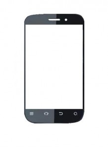 Replacement Front Glass For Mts Duet Black By - Maxbhi.com