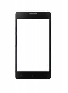 Replacement Front Glass For Spice Mi500 Stellar Horizon Black By - Maxbhi.com