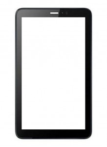 Replacement Front Glass For Micromax Canvas Tab P701 Plus White By - Maxbhi.com