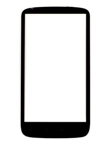 Replacement Front Glass For Htc G18 Sensation Xe Black By - Maxbhi.com