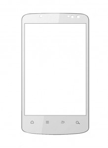 Replacement Front Glass For Intex Aqua S Black By - Maxbhi.com