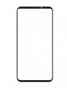 Replacement Front Glass For Meizu 16xs White By - Maxbhi Com
