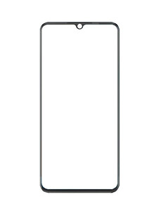Replacement Front Glass For Vivo Z5 Black By - Maxbhi Com
