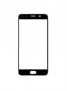 Replacement Front Glass For Meizu Pro 6 Plus Black By - Maxbhi.com