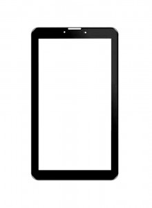 Replacement Front Glass For I Kall N1 Black By - Maxbhi.com