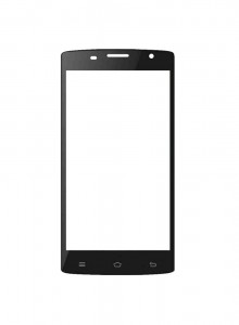 Replacement Front Glass For Trio T45 Selfie 3 Black By - Maxbhi.com