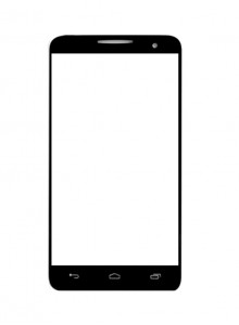 Replacement Front Glass For Alcatel Ot5035d Black By - Maxbhi.com