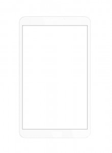 Replacement Front Glass For Archos 80b Xenon Black By - Maxbhi.com