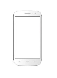Replacement Front Glass For Celkon A107 White By - Maxbhi.com