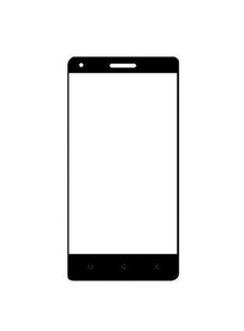 Replacement Front Glass For Zen Cinemax Click White By - Maxbhi.com