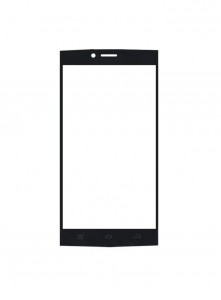 Replacement Front Glass For Thl T6 Pro Black By - Maxbhi.com