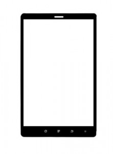 Replacement Front Glass For Zync Z999 Plus White By - Maxbhi.com