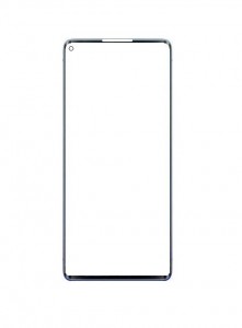 Replacement Front Glass For Oppo Find X2 Neo Black By - Maxbhi Com