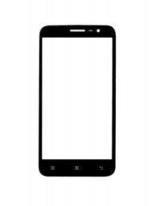 Replacement Front Glass For Lenovo Golden Warrior A8 A806 Black By - Maxbhi.com