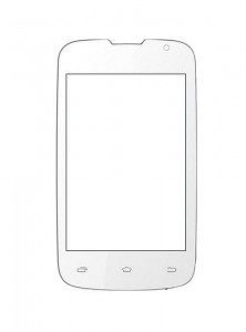 Replacement Front Glass For Karbonn A55 White By - Maxbhi.com