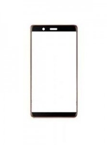 Replacement Front Glass For Nokia 9 Black By - Maxbhi.com