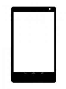 Replacement Front Glass For Lava X80 White By - Maxbhi.com