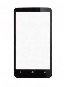 Replacement Front Glass For Htc Trophy Black By - Maxbhi.com