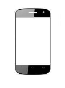 Replacement Front Glass For Spice N300 Black By - Maxbhi.com