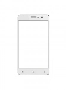 Replacement Front Glass For Maxx Msd7 3g Ax50 Black By - Maxbhi.com