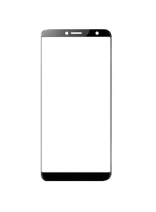 Replacement Front Glass For Zopo Flash X2 Black By - Maxbhi.com