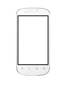 Replacement Front Glass For Celkon A19 White By - Maxbhi.com