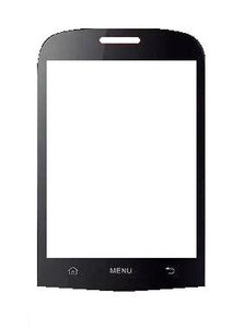 Replacement Front Glass For Videocon V7400 Black By - Maxbhi.com