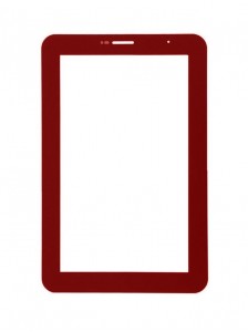Replacement Front Glass For Samsung Galaxy Tab 2 P3100 Red By - Maxbhi.com