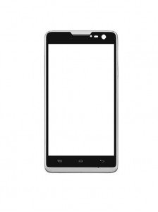 Replacement Front Glass For Xolo Q1000 Opus2 White By - Maxbhi.com