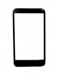 Replacement Front Glass For Htc Incredible S Black By - Maxbhi.com