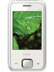 LCD with Touch Screen for Lava C12 - Black