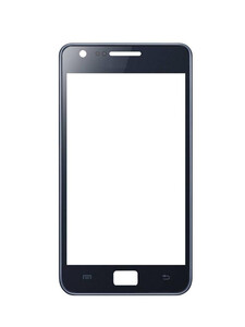 Replacement Front Glass For Samsung I9105 Galaxy S Ii Plus Blue By - Maxbhi.com