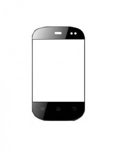 Replacement Front Glass For Micromax A44 Black By - Maxbhi.com