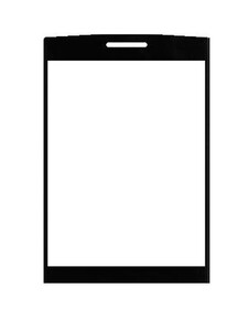 Replacement Front Glass For Garminasus Nuvifone M20 White By - Maxbhi.com