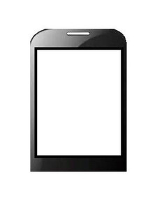 Replacement Front Glass For Wiwo Super Black By - Maxbhi.com