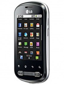 LCD with Touch Screen for LG Optimus Me P355 - White