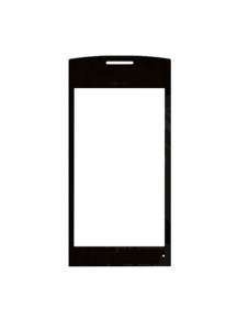 Replacement Front Glass For Nokia 500 Fate Red By - Maxbhi.com