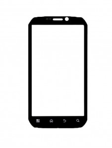 Replacement Front Glass For Motorola Photon 4g Mb855 Black By - Maxbhi.com